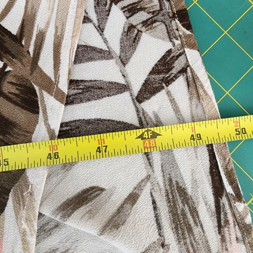 Old Navy Midi Dress Tropical Hawaiian Vacation Boho‎ Cruise High Low Floral XL